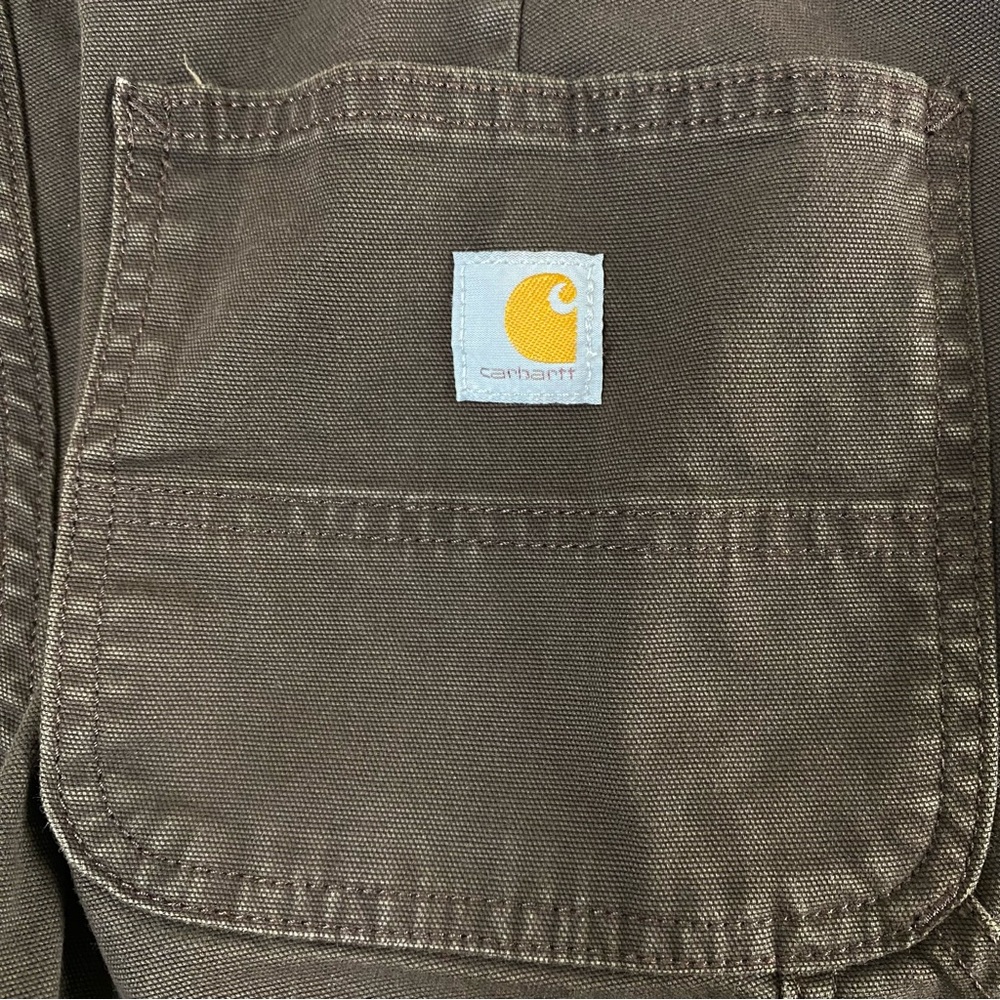 Carhartt Rugged Flex Loose Fit Canvas Double Front Work Pants - 8 Tall - Picture 13 of 15